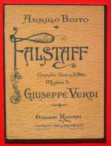 Falstaff Libretto